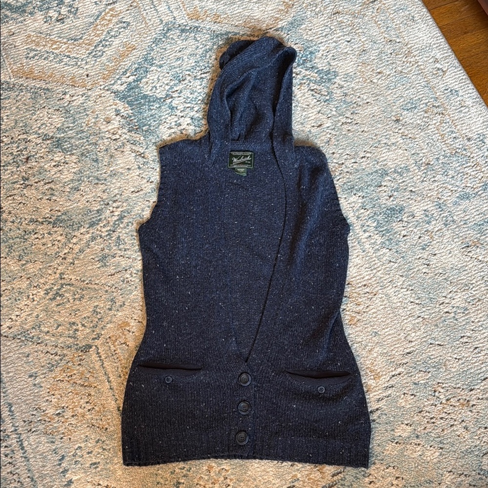 Woolrich Blue Cardigan Sweater